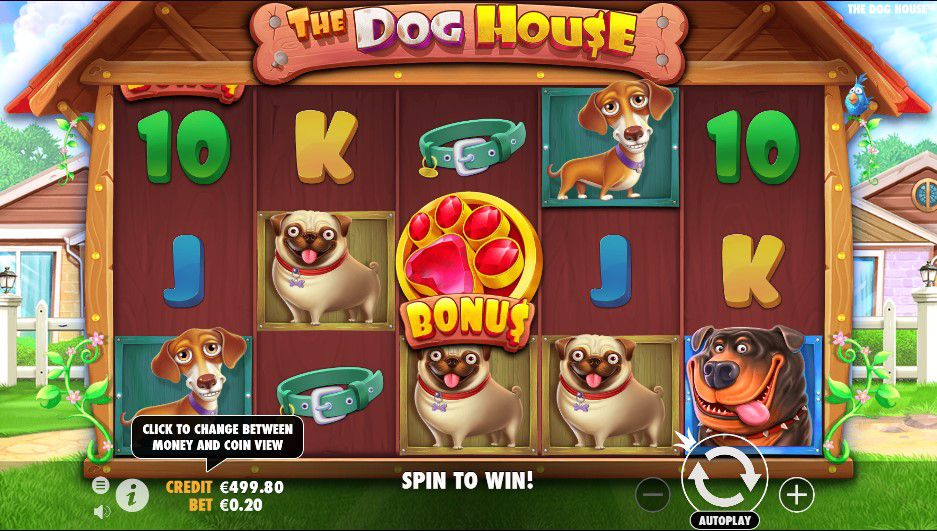 The Dog House Slots, caça-níqueis online, cachorros, jogos de azar, Pragmatic Play